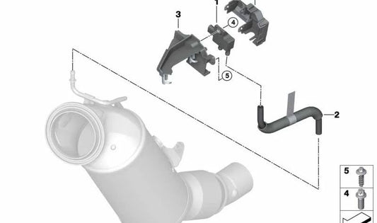 Sensor Sensors Filter of particles OEM 13628682736 for BMW F40, F45, F48, F39 and Mini F60. Original BMW and Mini.
