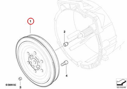 OEMA BIMASA flyer 21207532592 for BMW E90, E91, E92, E93. Original BMW.