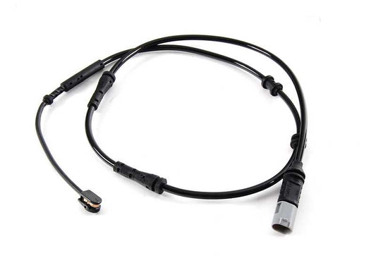 Sensor de desgaste de pastillas de freno trasero OEM 34356791960 para BMW F01, F02, F04, incluyendo 730d, 730i, 740d. Compatible con versiones xDrive y tracción trasera. Original BMW.