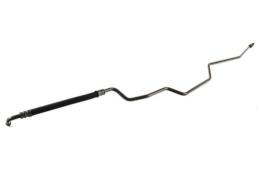 OEM 17221728764 Tubo de retorno do radiador de óleo para BMW E34 520i e 525i com motor M50 e mudança automática. BMW original.