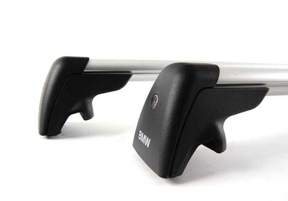 Barras de techo (portaequipajes) OEM 82710415052 para BMW E61, E61N. Original BMW.
