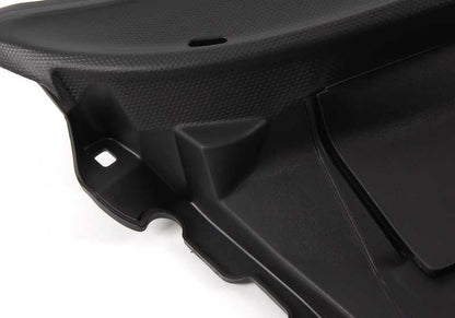 Cubierta lateral derecha OEM 51132751210 para MINI R55, R56, R57 (todos los modelos: Cooper, Cooper S, Cooper D). Pieza exterior original MINI para paso de rueda delantero derecho.