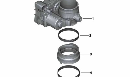 OEM accelerator body 13548568757 for BMW Motorrad F750gs, F850gs, F850gs Adventure. Original BMW Motorrad.