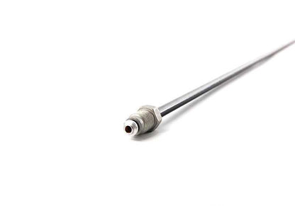 OEM -Bremsrohr 34326755602 für BMW E38 {725tds, 728i} mit Hecktraktion. Länge 985 mm, M10 -Gewinde. Original BMW.