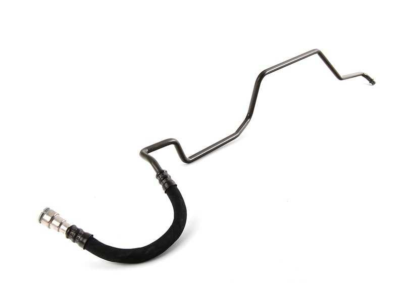 Tubería de retorno del radiador de aceite OEM 17227577623 para BMW E46. Original BMW.
