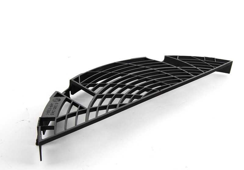 Rejilla protectora inferior para ventilador adicional OEM 64548385345 para BMW E46. Pieza original BMW.