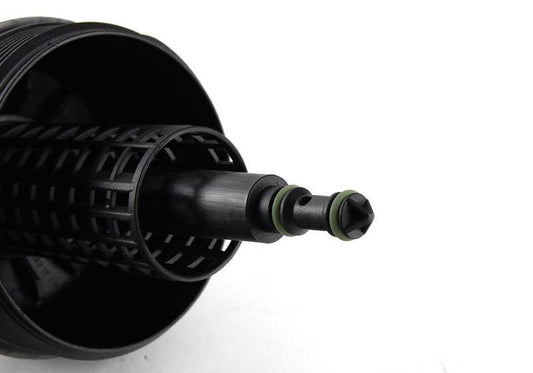 Tapa del filtro de aceite OEM 11421744000 para BMW E36 320i. Compatible con versiones manuales y automáticas de los años 1994 a 1999. Recambio original BMW.