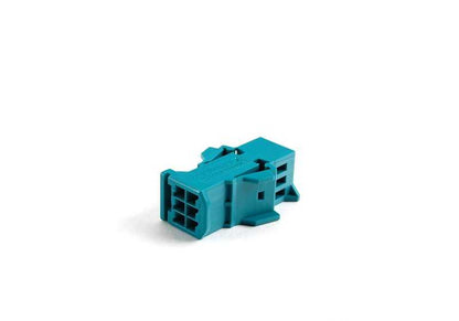 Conector hembra universal sin codificar 6 polos OEM 61136954554 para BMW E81, E82, E87, E88, F20, F21, F52, F30, G20, E46, E90, E91, E92, E93, F31, G21, F32, G26, E60, G11, G05, X1, X3, X5, Z4... Original BMW.