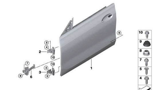 OEM 51217392299 front door shock absorber for BMW G32. Original BMW.