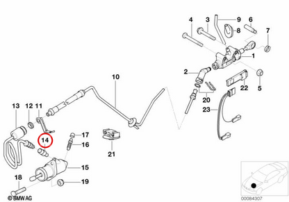 OEM -Schmetterlingsventil 21521165271 für BMW E39, E60, E61. Original BMW.