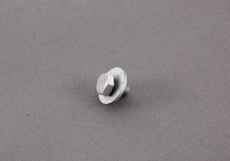 Tornillo hexagonal M6x10 OEM 07119900054 para BMW E21, E30, E36, E46, E12, E28, E34, E24, E23, E32, E38, E31, E53, E52. Original BMW. Ideal para sujeción en motor, turbo, chasis y más.