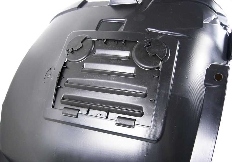 Links unterer Radabdeckung für BMW E90, E91 (OEM 51717059379). Original BMW.