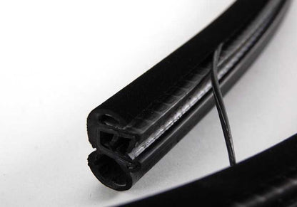 Protector de borde puerta delantera OEM 51727122433 para BMW E60, E61. Pieza original BMW.