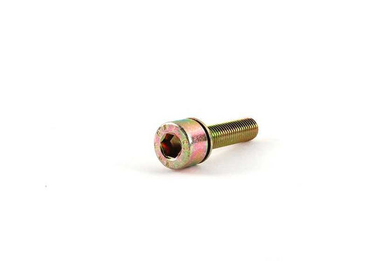 Tornillo con arandela OEM 11121312307 para BMW E26, E30 (320i, 320is, M3), E36 M3. Original BMW. Ideal para fijación del motor, compatible con modelos clásicos y deportivos.