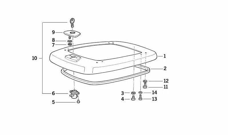 Arandela OEM 07119931015 para BMW E21, E30, E28, E24, E23, MINI R50. Original BMW y MINI.