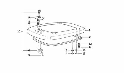 Arandela OEM 07119931015 para BMW E21, E30, E28, E24, E23, MINI R50. Original BMW y MINI.