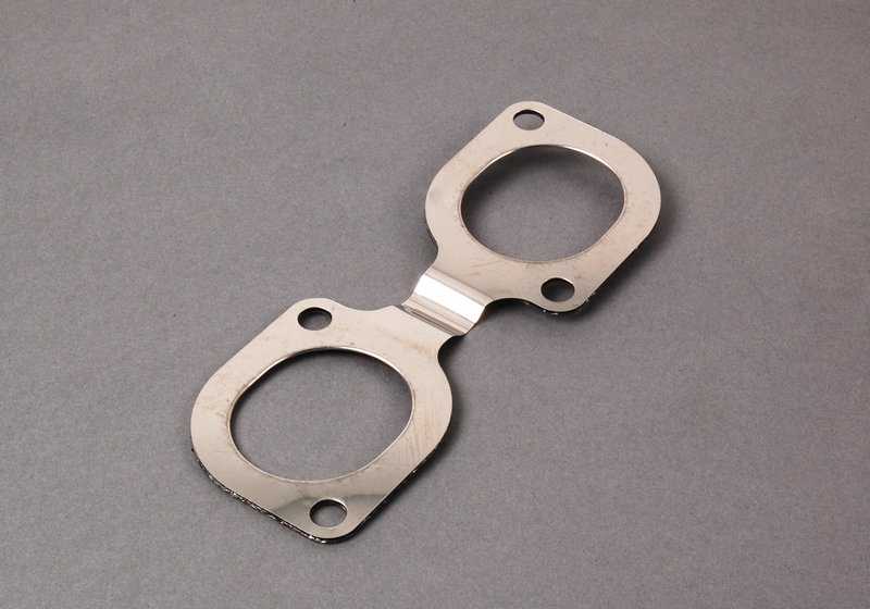 Exhaust collector joint without asbestos OEM 11627509677 for BMW E34, E39, E32, E38, E31, E53, E52. Original BMW.