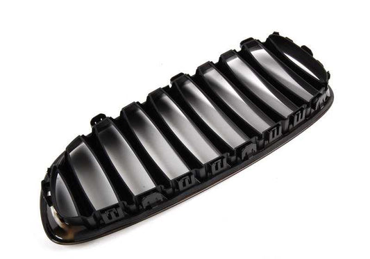 Parrilla decorativa delantera derecha negro brillo OEM 51712150252 para BMW Z4 E89. Original BMW.