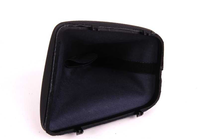 Funda palanca de cambios en símil piel OEM 25111434099 para BMW E46. Color negro. Original BMW.