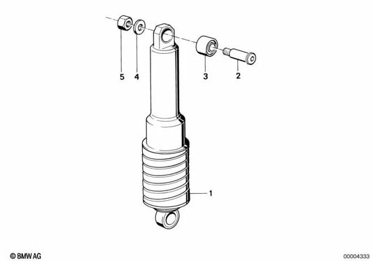 Sospensione posteriore autolivellante OEM 33531452351 per BMW R 100 RS, R 100 RT, R 80, R 80 RT... e altro ancora. BMW Motorrad originale.