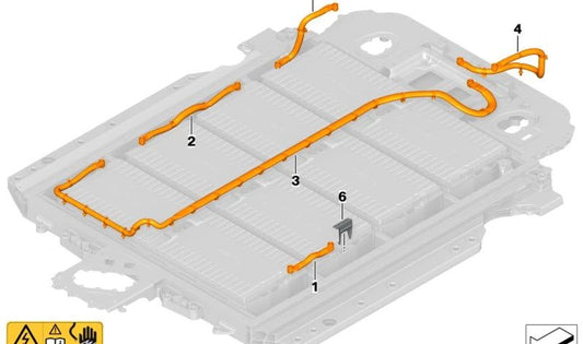 Modulanschluss (Modulverbinder) OEM 61278838550 für BMW x1 {U11, U12} und BMW x2 {u10}. Kompatibel mit eDrive- und xDrive -Versionen. Original Teil BMW.