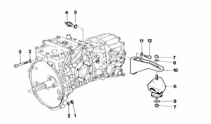 Interruptor de luz de marcha atrás / punto muerto OEM 23141352153 para BMW E21, E30, E12, E28, R50. Original BMW.