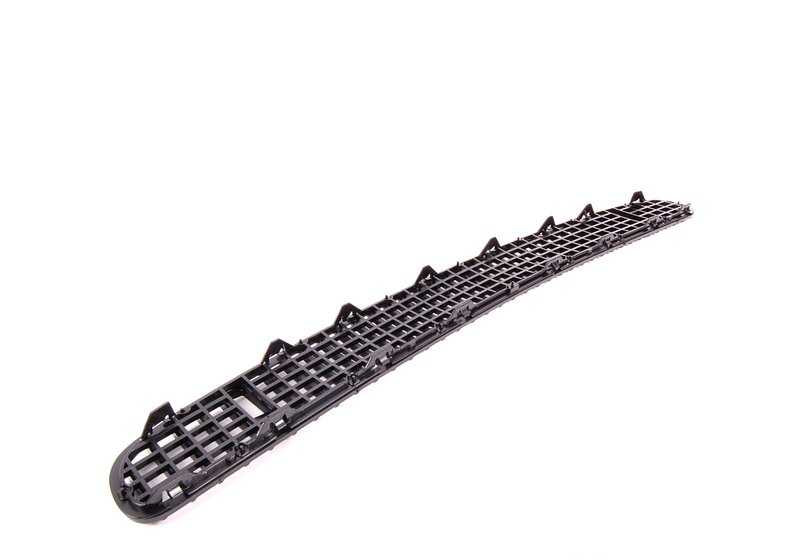 Embellecedor negro OEM 51137075324 para BMW E46. Pieza exterior decorativa para parachoques. Original BMW.