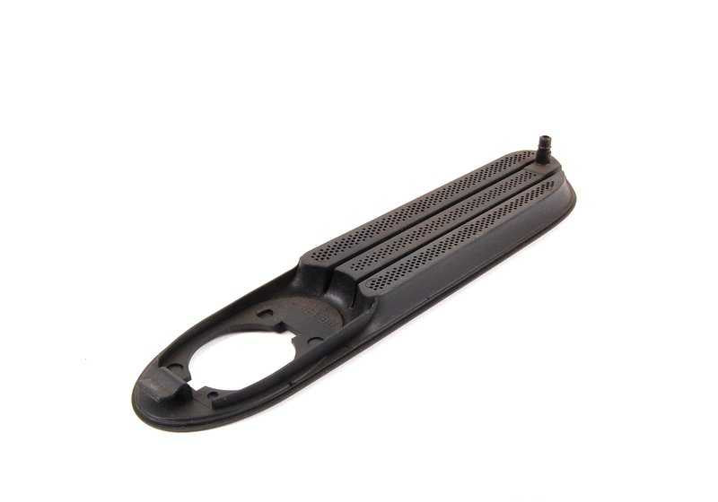 Embellecedor lateral delantero derecho negro OEM 51131515593 para MINI R50, R52. Original MINI.