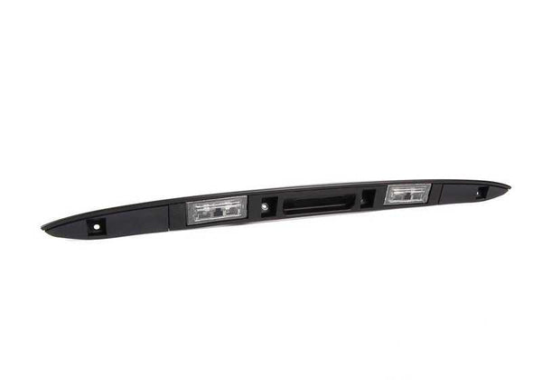 Moldura interior trasera derecha cromada OEM 51228243376 para BMW E38. Original BMW.