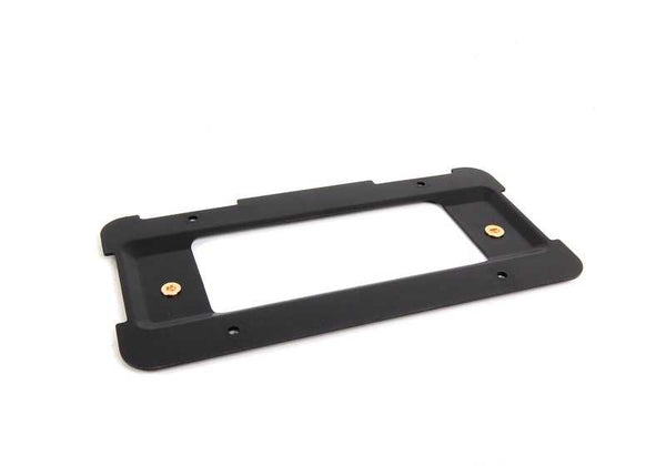 Soporte porta matrícula OEM 51188238061 para BMW E46, E60, E61, E53, E85, E86, MINI R50, R52, R53. Original BMW.