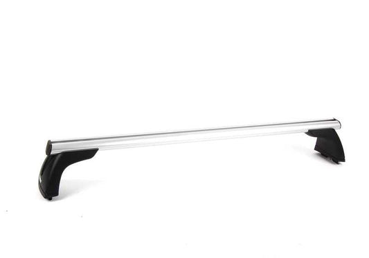Barras de techo OEM 82710433991 para BMW E82 (todos los modelos compatibles). Sistema antirrobo, aluminio resistente, carga máx. 75 kg. Original BMW.