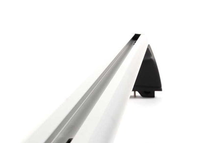 Barras de techo OEM 82710433991 para BMW E82 (todos los modelos compatibles). Sistema antirrobo, aluminio resistente, carga máx. 75 kg. Original BMW.