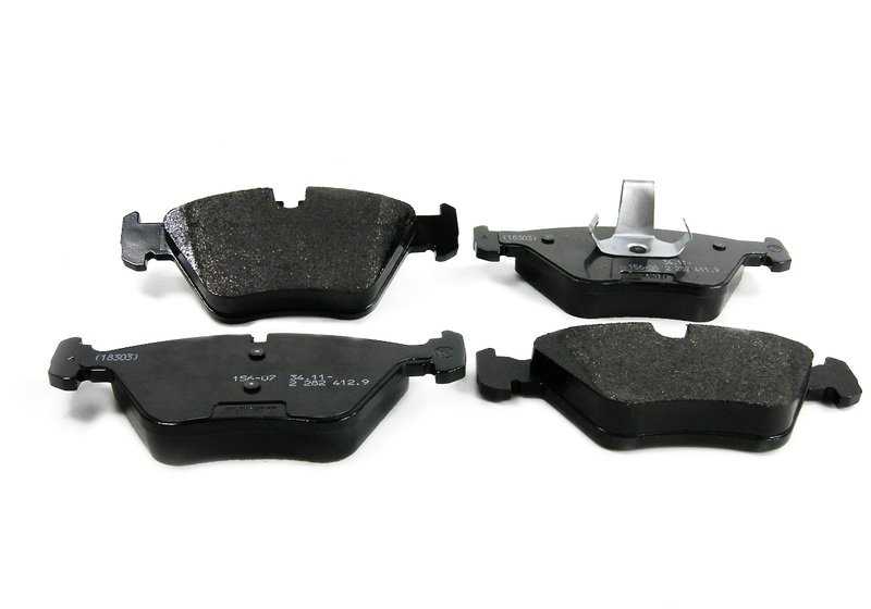 Set di pastiglie dei freni senza amianto OEM 34112282416 per BMW E46 M3 (BL93, BR93). BMW originale.