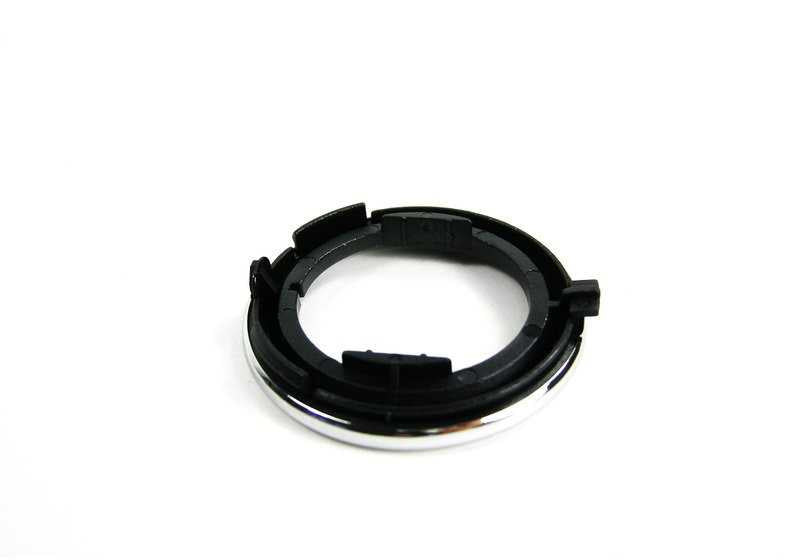 Soporte interruptor airbag cromado OEM 51162497678 para BMW E36 y Z3. Pieza original BMW.