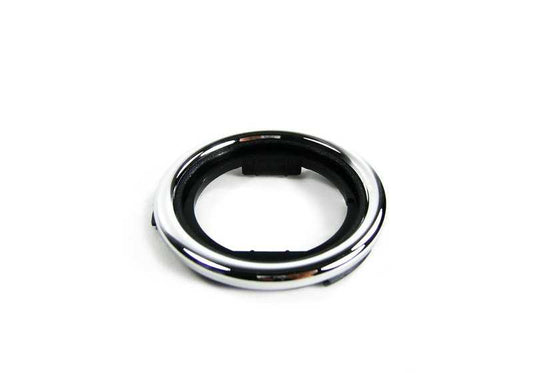 Soporte interruptor airbag cromado OEM 51162497678 para BMW E36 y Z3. Pieza original BMW.