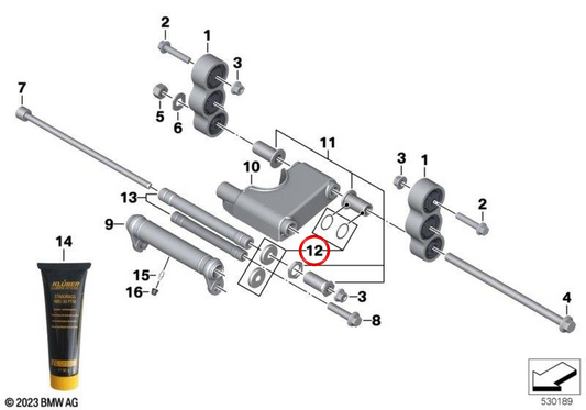 Conjunto hermetizado OEM 22118409520 para motos BMW C 400 GT y C 400 X. Original BMW Motorrad