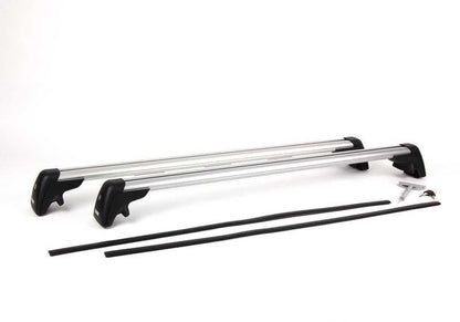 Barras de techo (portaequipajes) OEM 82710415052 para BMW E61, E61N. Original BMW.