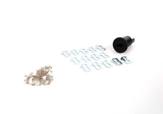 Kit reparación bombín cerradura OEM 51167001461 para BMW E82, E88, E46, E90, E91, E92, E93, E60, E61, E63, E64, E65, E66, E84, E83, E53, E70, E71, E72, E85, E86, E89, E52. Original BMW.