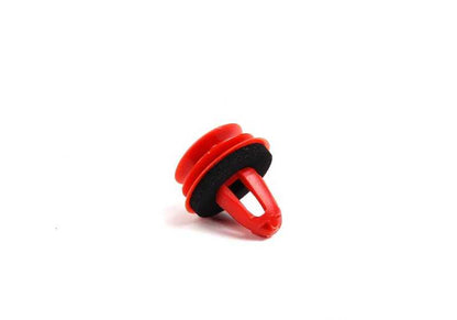Clip rojo OEM 07146962771 para MINI R56, F56, Clubman R55, Cabrio R57... y más. Original MINI.