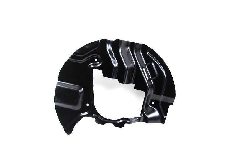Chapa protectora freno delantera izquierda OEM 34116759595 para BMW Serie 3 E46. Pieza original BMW.