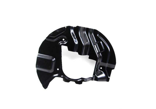 Chapa protectora freno delantera izquierda OEM 34116759595 para BMW Serie 3 E46. Pieza original BMW.