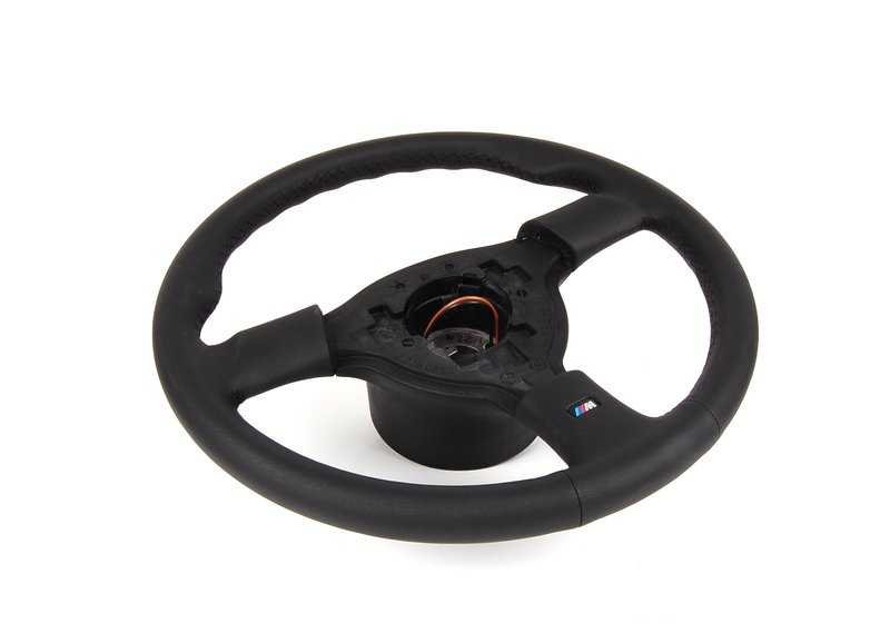 Volante deportivo M Technic negro OEM 32332226741 para BMW E36 {316g, 316i BE11/BE12/BE21/BE22, 316i CA11/CA12/CA21/CA22/CA71}. Original BMW.