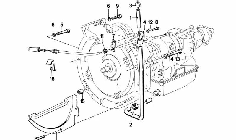 Varilla de medición de aceite OEM 24111205817 para BMW E12, E24. Original BMW.