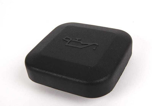 Tapa de aceite motor OEM 11121743294 para BMW E30, E36, E46, E34, E39, E38, E53, Z3. Recambio original BMW.
