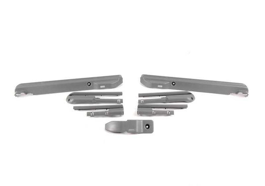 Tapa embellecedora gris OEM 52108217314 para BMW Serie 5 E39 y Serie 7 E38. Pieza original BMW.