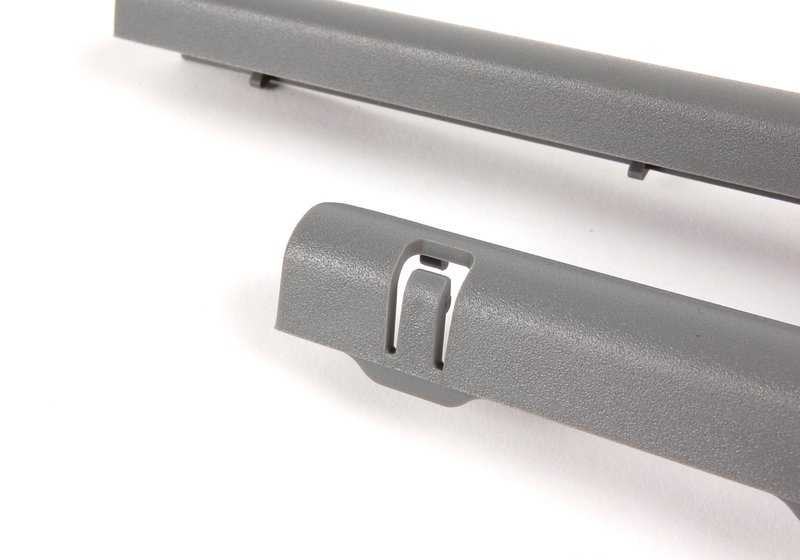 Tapa embellecedora gris OEM 52108217314 para BMW Serie 5 E39 y Serie 7 E38. Pieza original BMW.