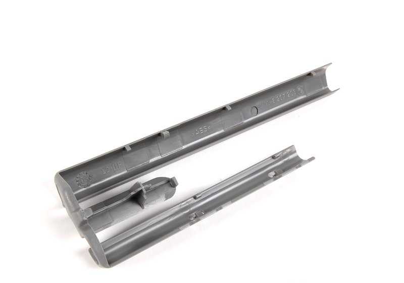 Tapa embellecedora gris OEM 52108217314 para BMW Serie 5 E39 y Serie 7 E38. Pieza original BMW.