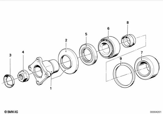 Anpassungswaschmaschine für BMW Series 3 E46, Serie 5 E39 (OEM 33121207913). Original BMW