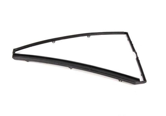 Marco soporte cristal lateral fijo derecho OEM 51348402576 para BMW X5 E53 (3.0d, 3.0i) modelos 2001–2006. Pieza original BMW.