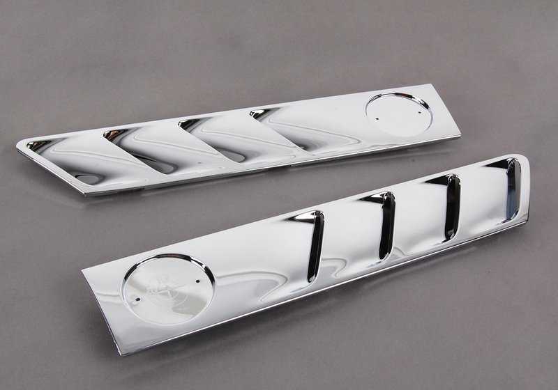 Rejilla decorativa OEM 82149406190 para BMW E46. Original BMW.